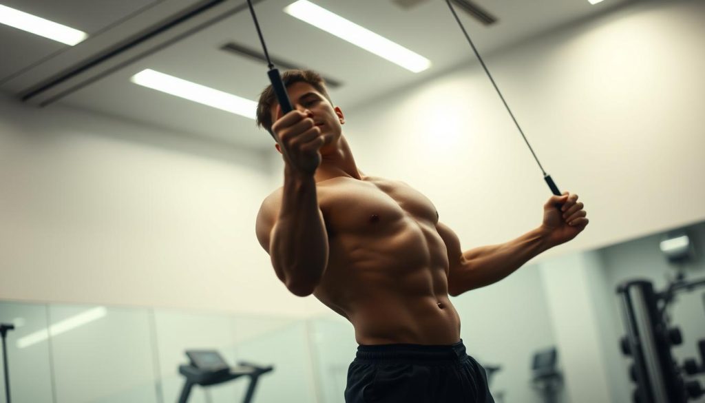 cable fly technique