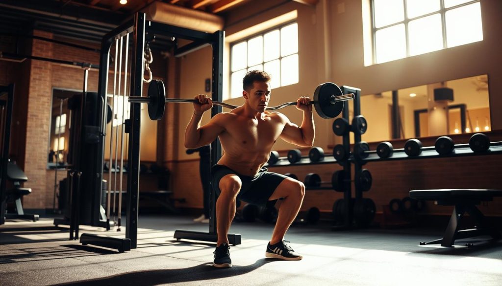 smith machine squat exercises